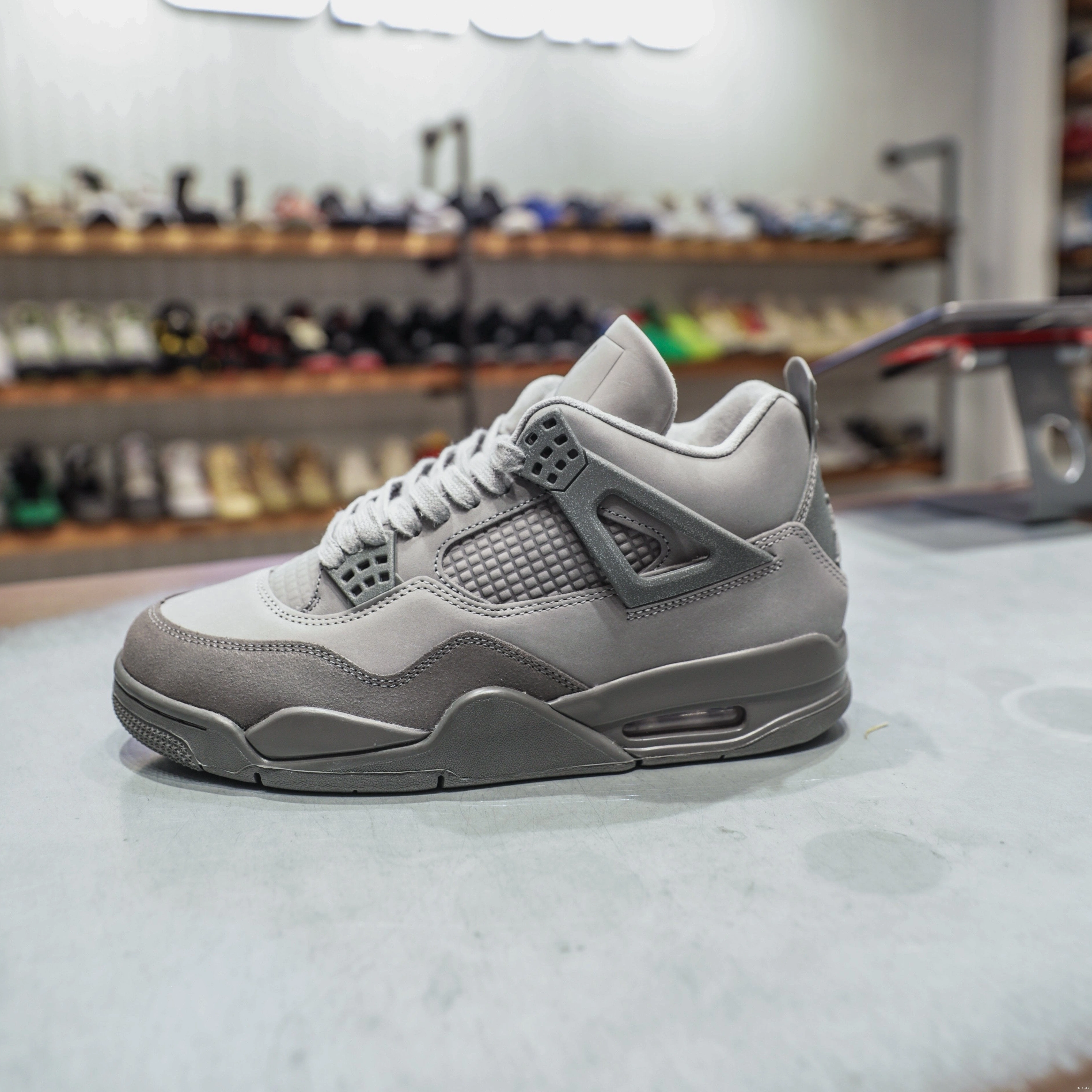 Wet Paris Olympics Jordan 4 Retro SE Cement 0803